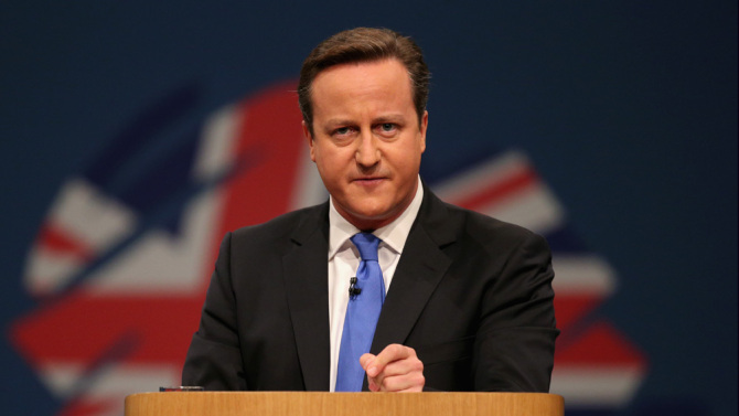 Prime Minister David Cameron Delivers His Keynote Speech At The Conservative Party Conference